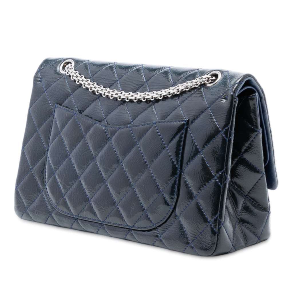 Chanel Reissue 2.55 Crinkled Patent Double Flap 227 - 2