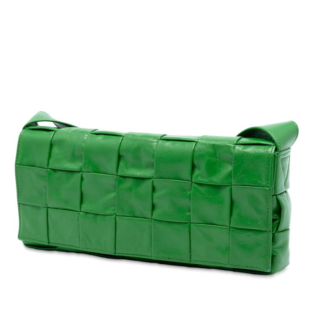 Bottega Veneta Stretch Paper Calfskin Intrecciato Cassette Crossbody - 2