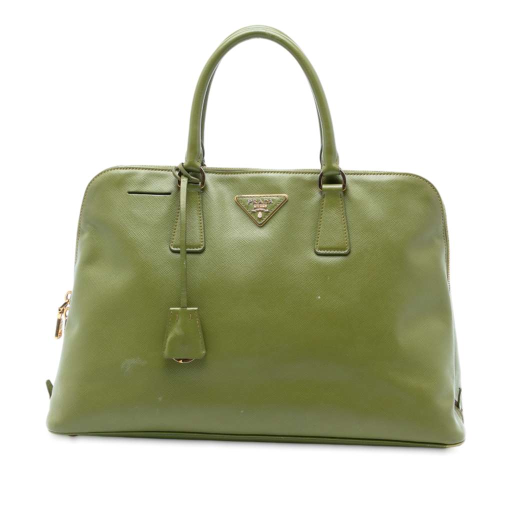 Prada Large Saffiano Lux Promenade Satchel