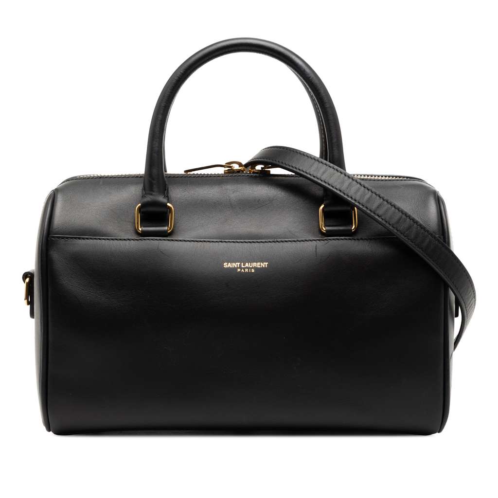 Saint Laurent Baby Leather Classic Duffle Satchel