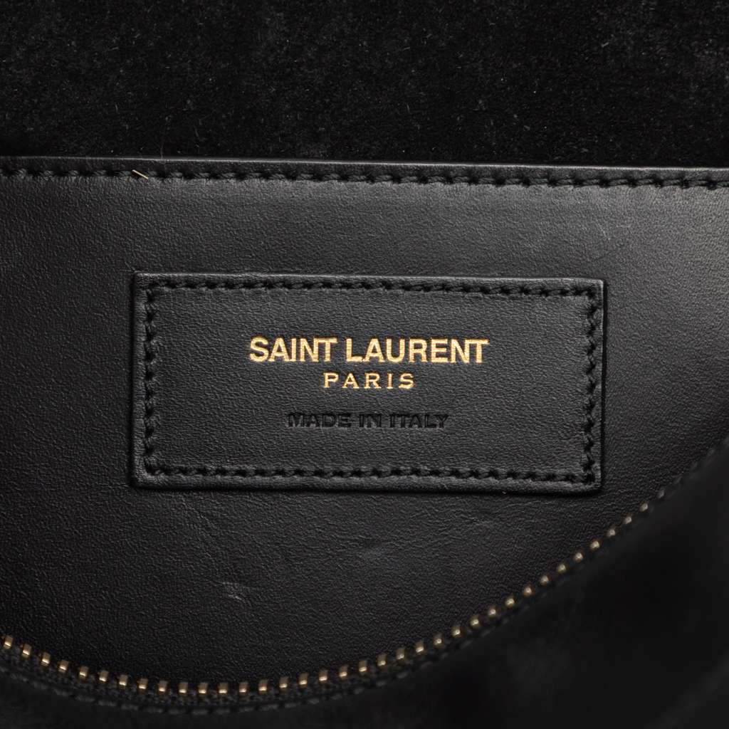 Saint Laurent Baby Leather Classic Duffle Satchel - 5