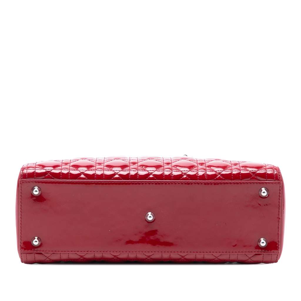 Dior Large Patent Cannage Lady Dior - 3