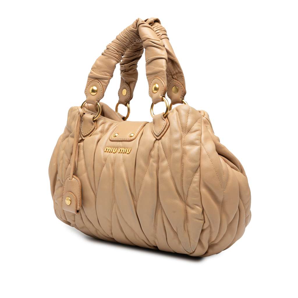 Miu Miu Matelasse Nappa Coffer Satchel - 2