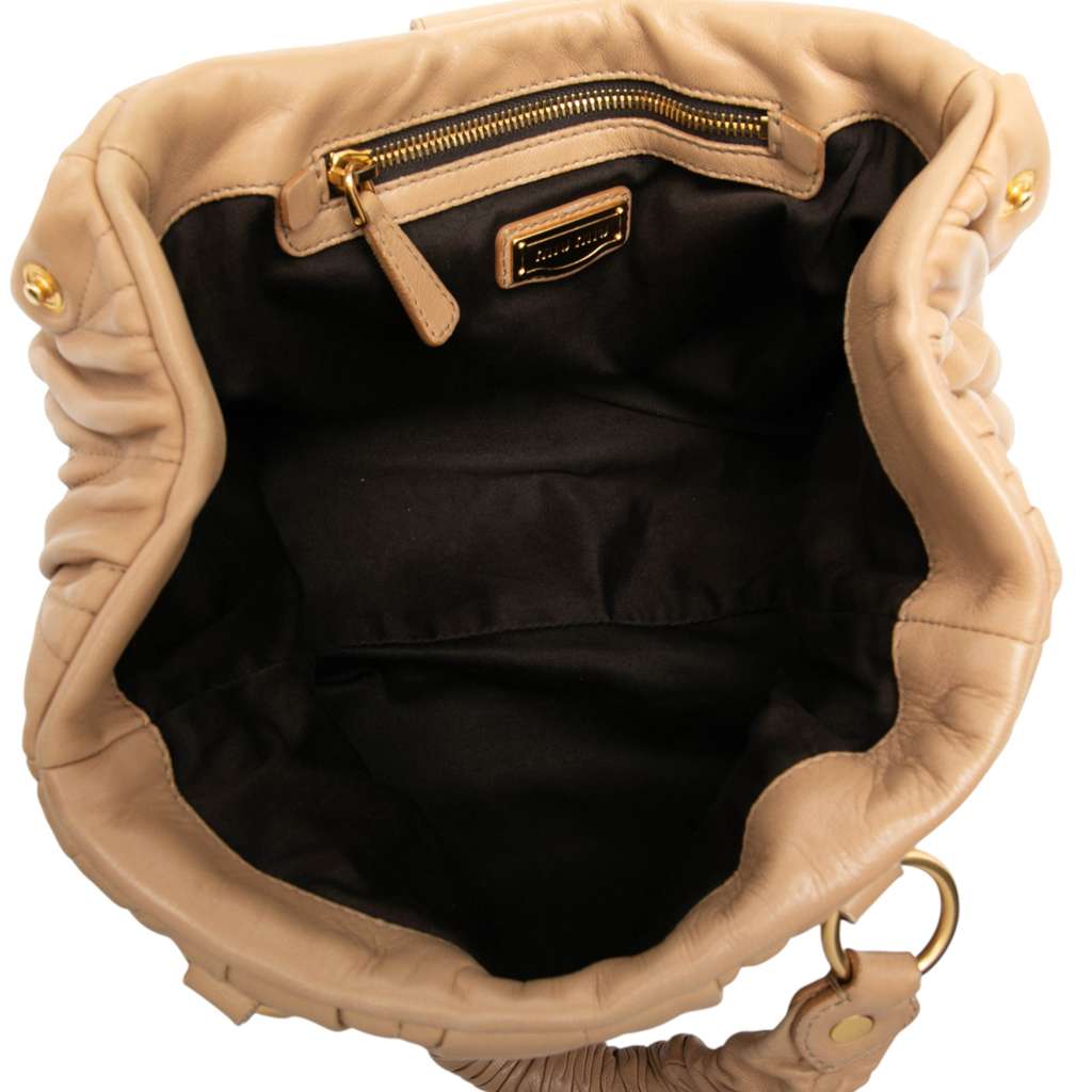 Miu Miu Matelasse Nappa Coffer Satchel - 4