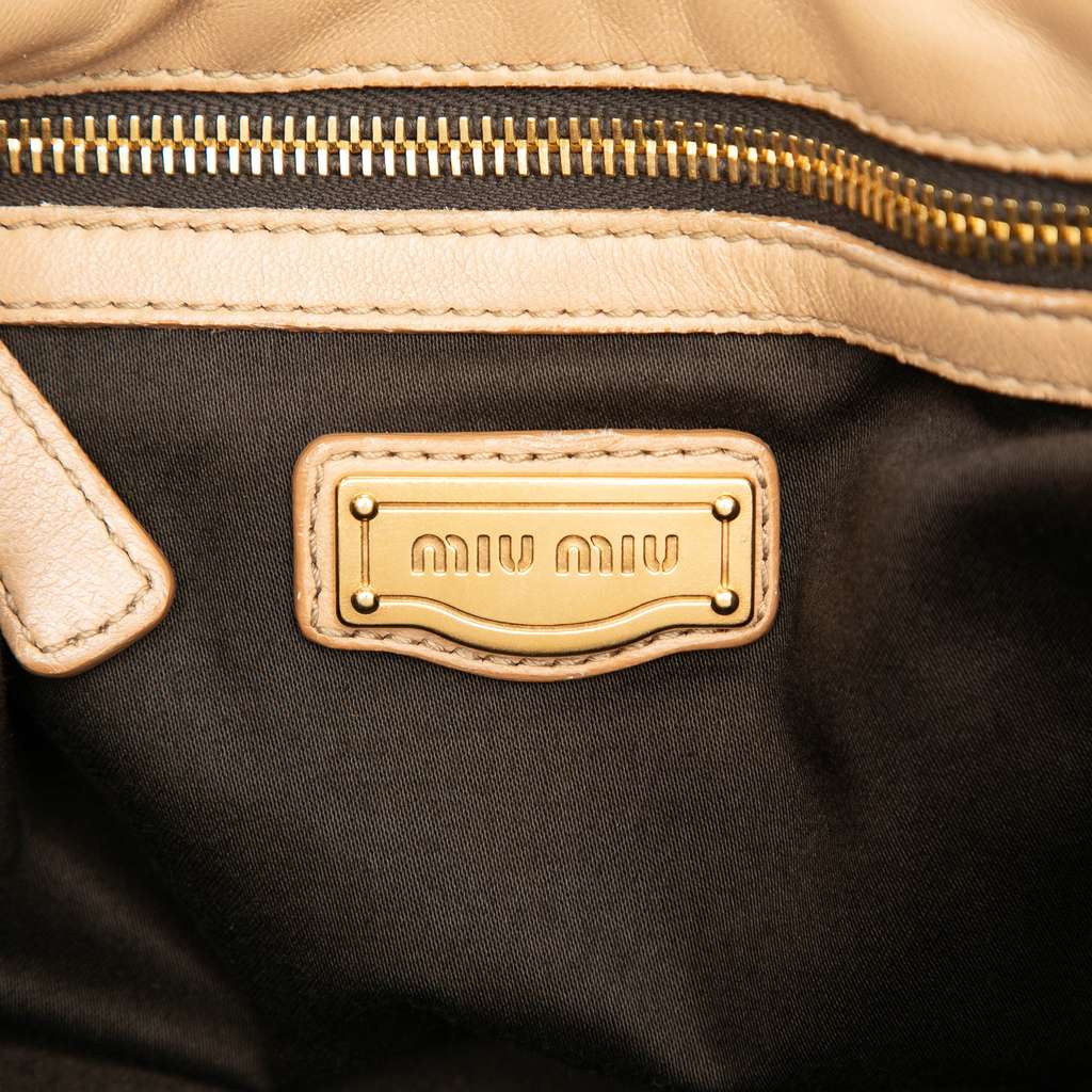 Miu Miu Matelasse Nappa Coffer Satchel - 5