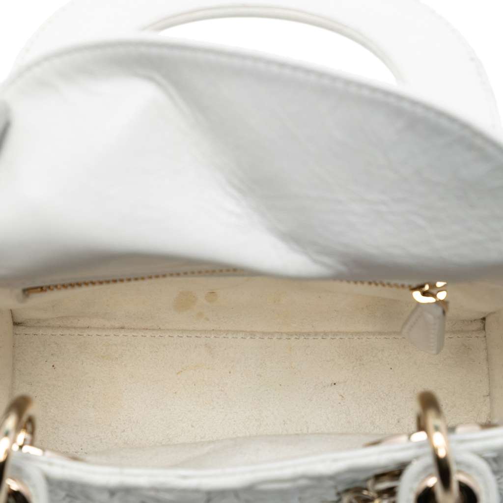 Dior Mini Wavy Crinkled Lambskin Lady Dior - 4