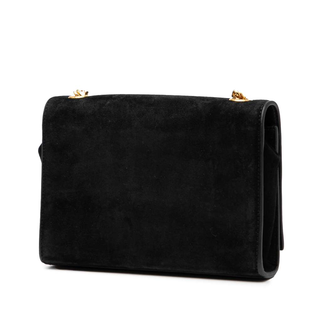 Saint Laurent Small Suede Monogram Kate Tassel Crossbody - 2