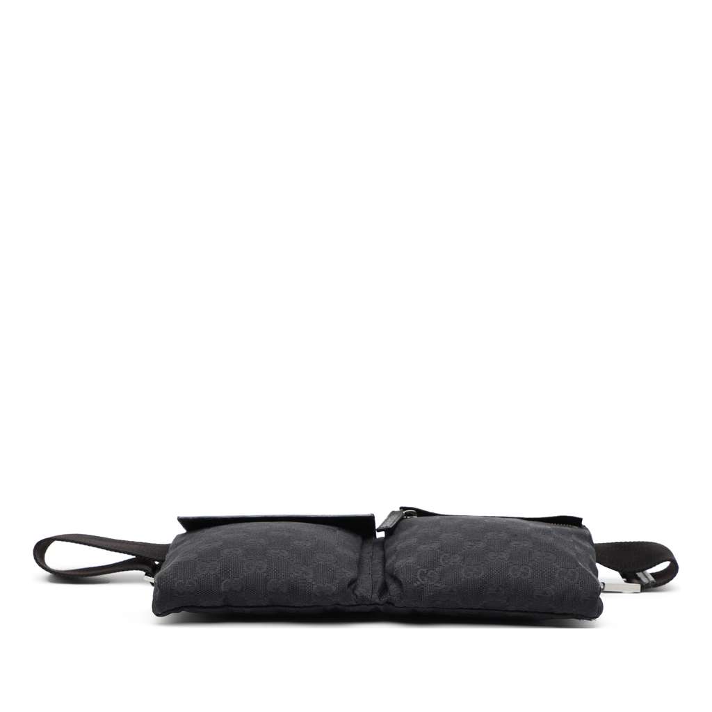 Gucci GG Canvas Double Pocket Belt Bag - 3