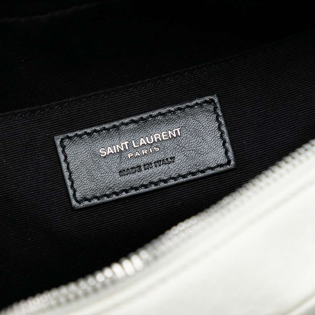 Saint Laurent Small Lambskin Monogram Lou Camera Bag - 5