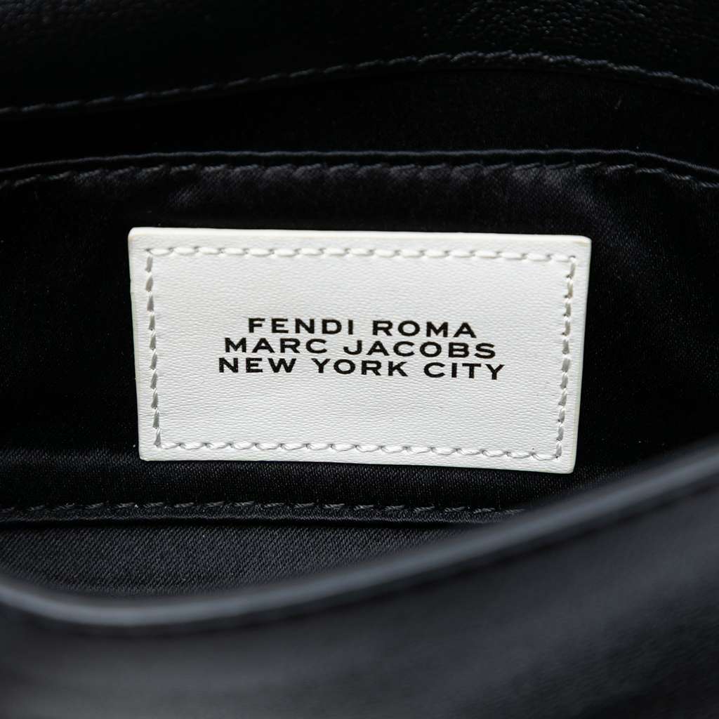 Fendi Marc Jacobs Calfskin Baguette Phone Pouch Satchel - 5