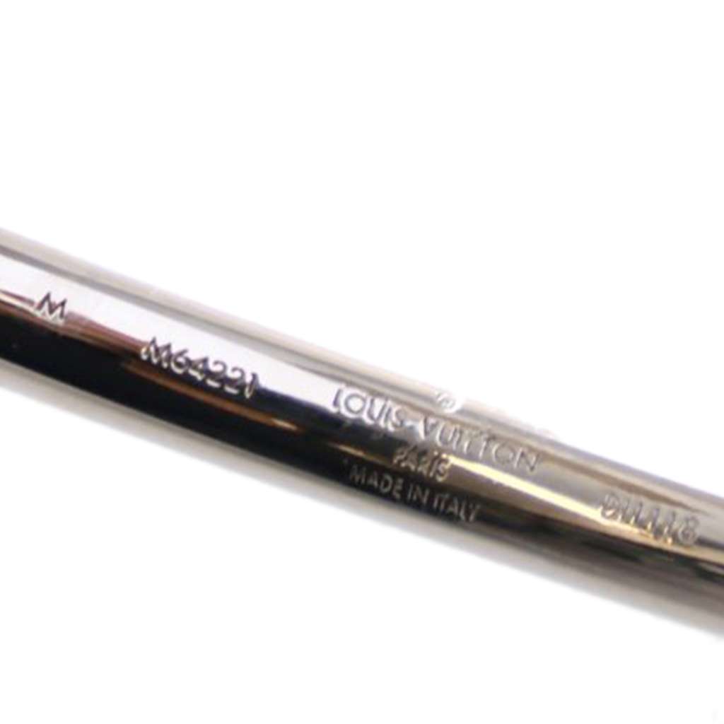 Louis Vuitton Silver Plated Monogram Eclipse Bracelet M - 3