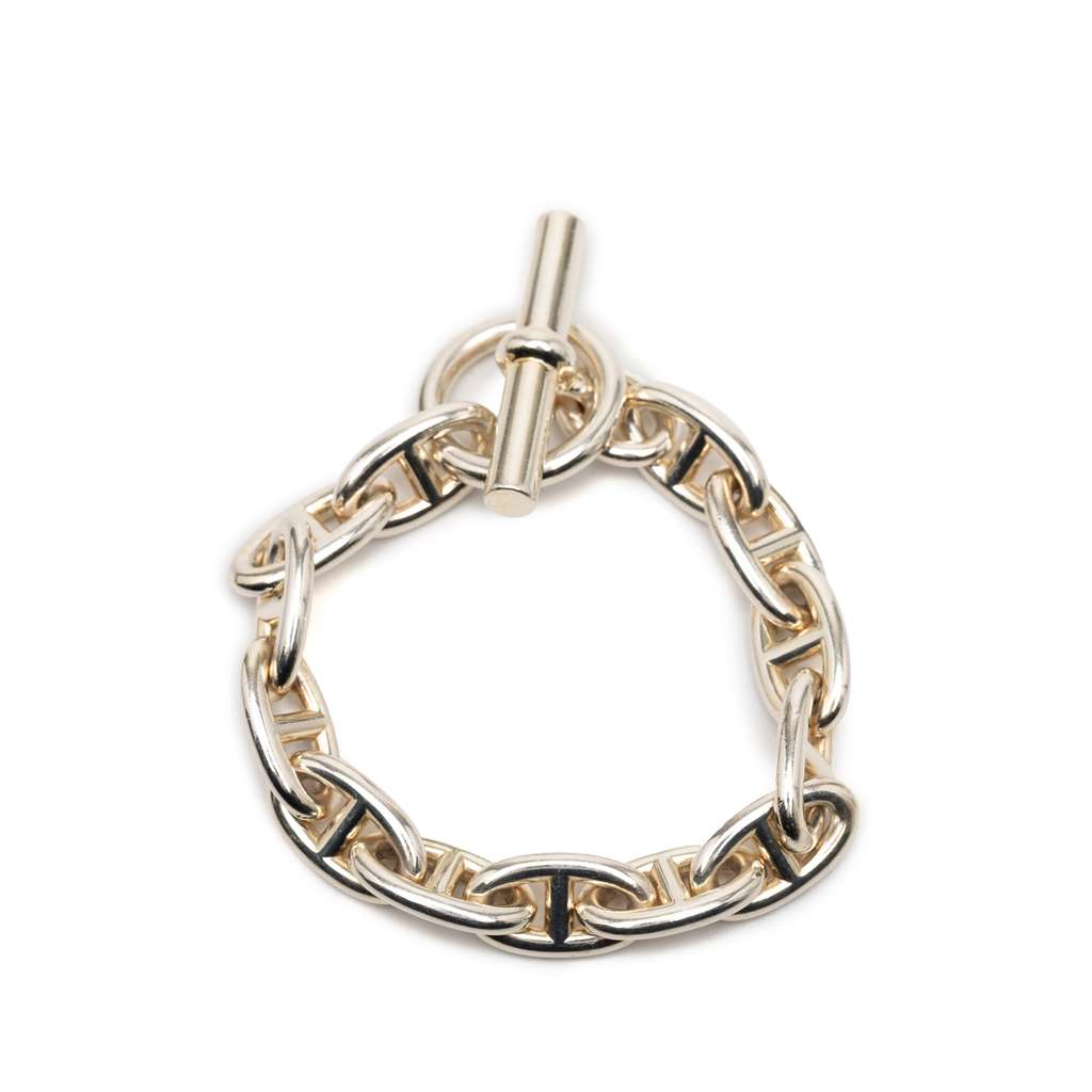 Hermès Large Sterling Silver Chaine d'Ancre Bracelet - 3