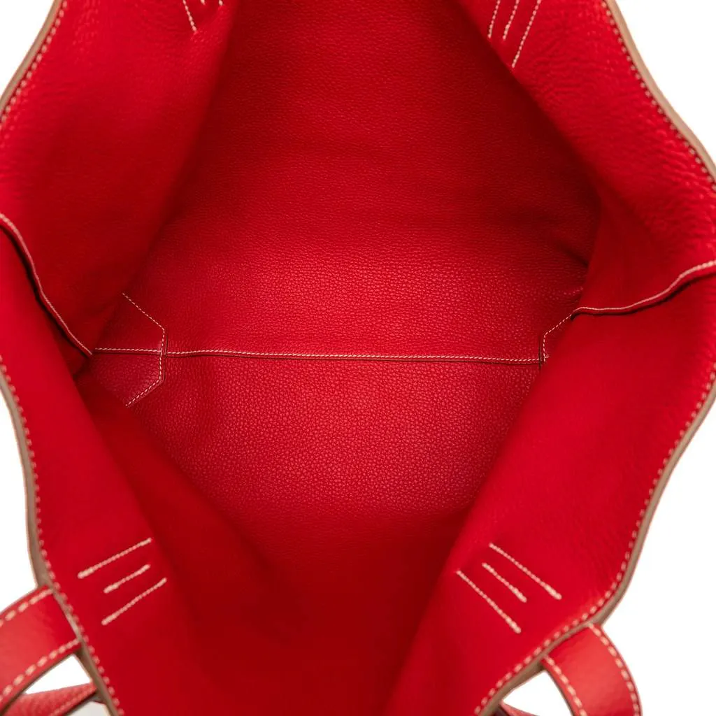 Hermès Clemence Double Sens 36 Red Leather Very good - Model View
