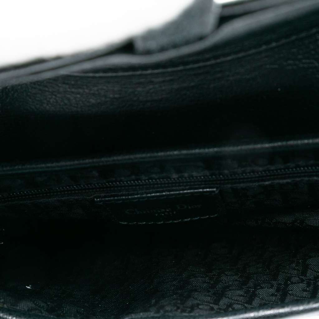 Dior Shiny Goatskin Saddle Bag - 4