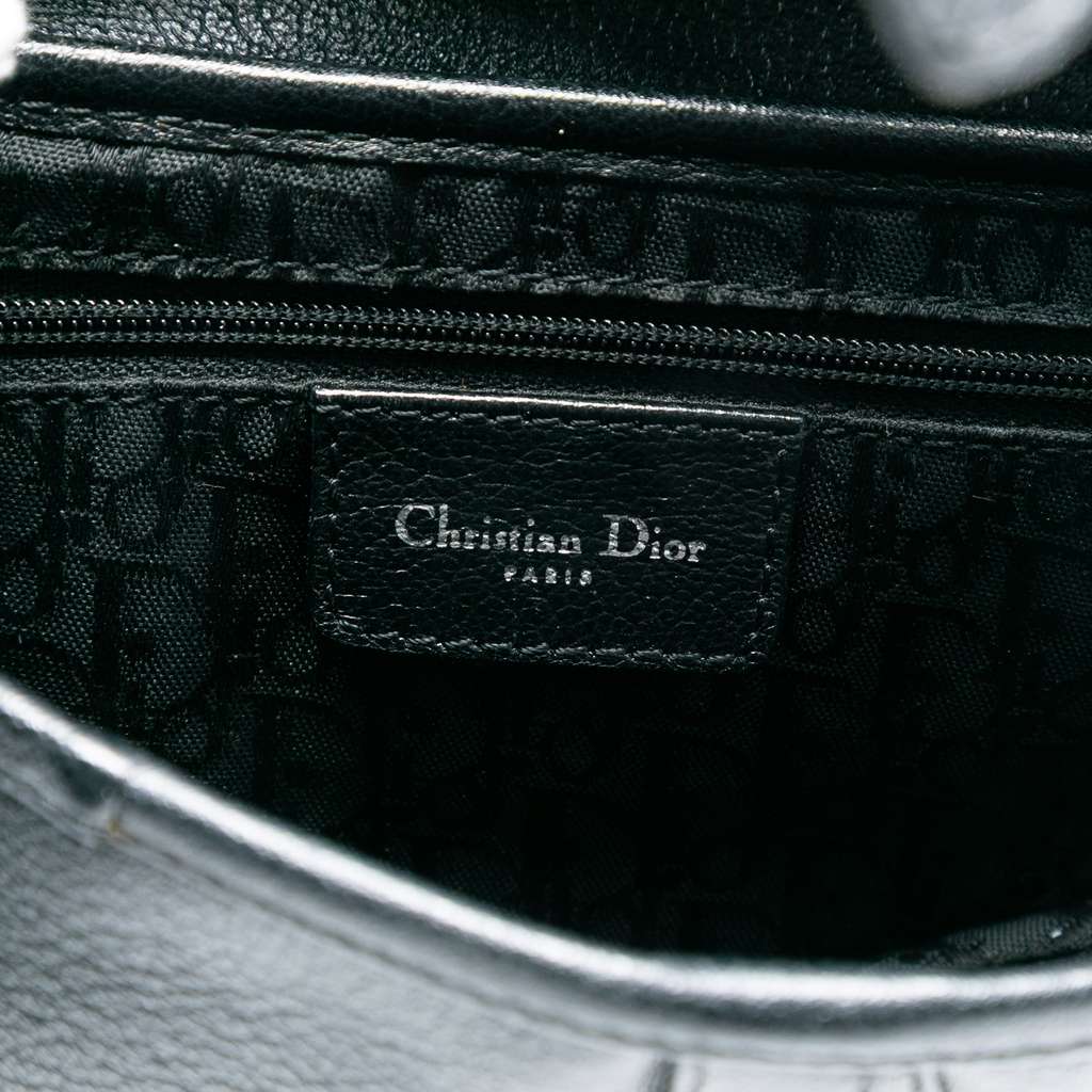Dior Shiny Goatskin Saddle Bag - 5