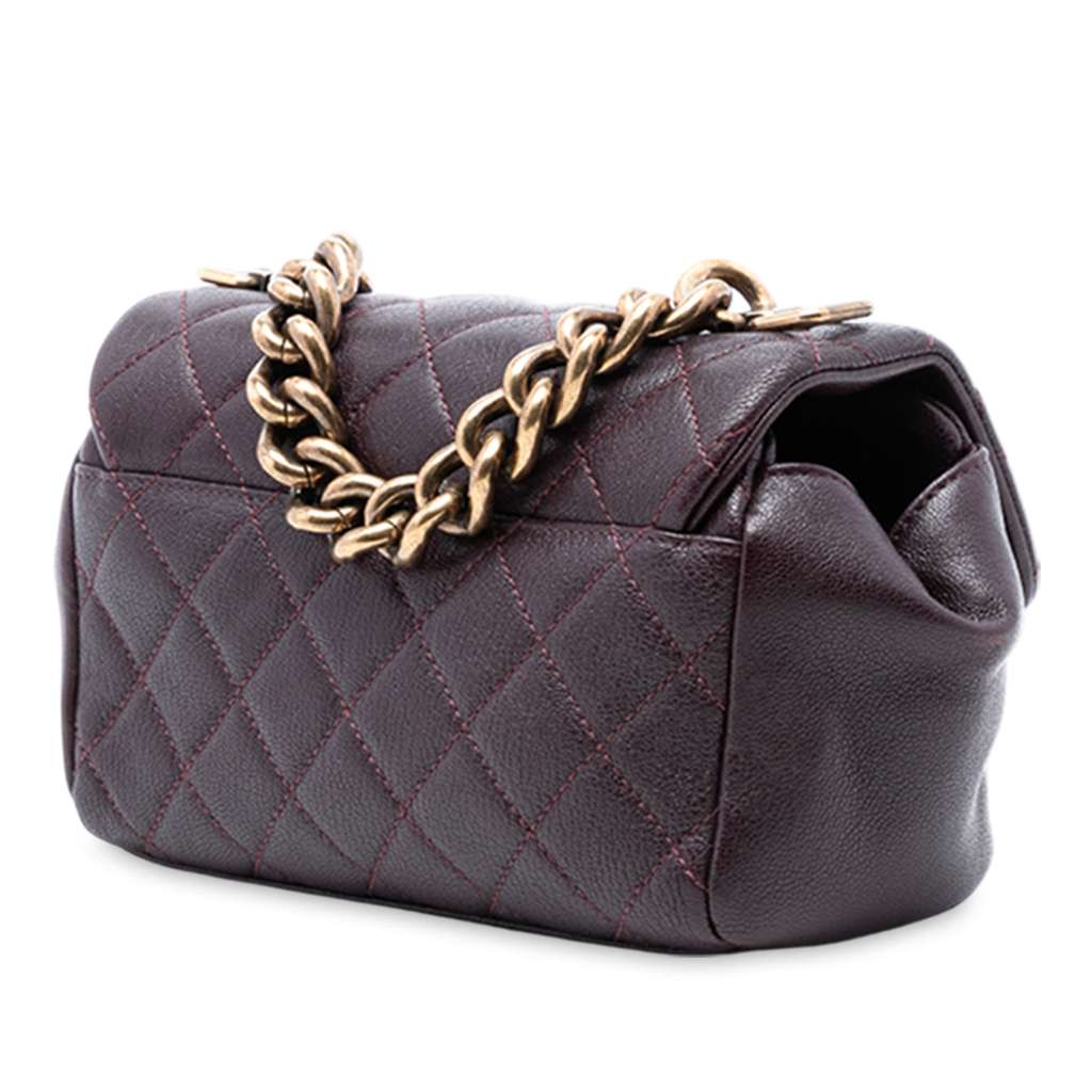 Chanel Mini Quilted Sheepskin Trapezio Flap - 2