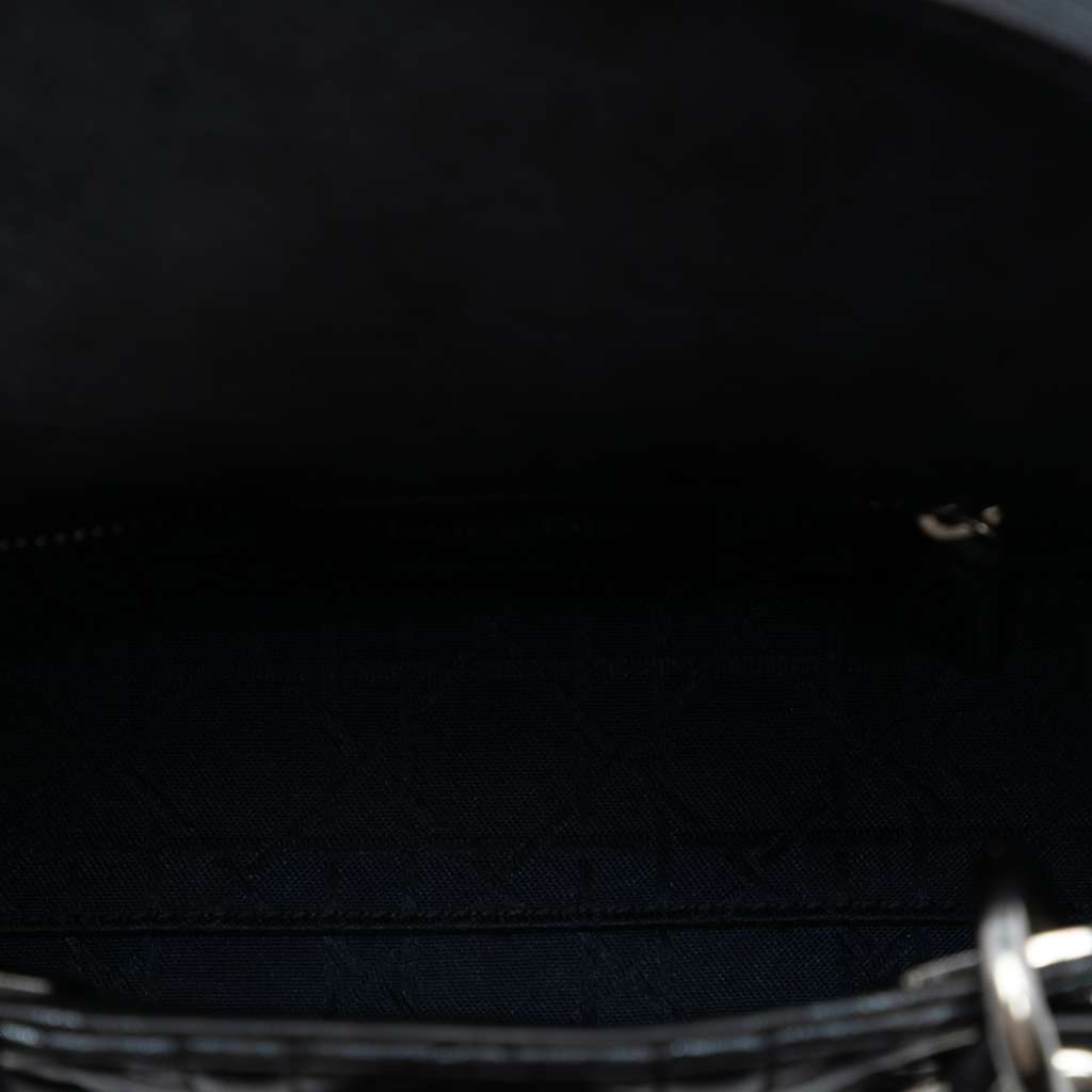 Dior Mini Iridescent Lambskin Cannage Lady Dior - 4