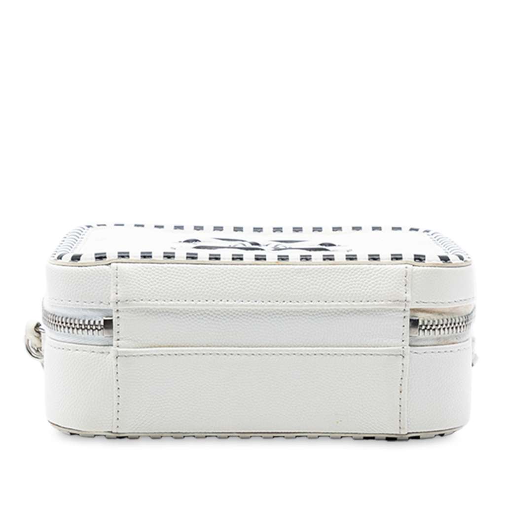 Chanel Small Caviar Striped CC Filigree Vanity Case - 3