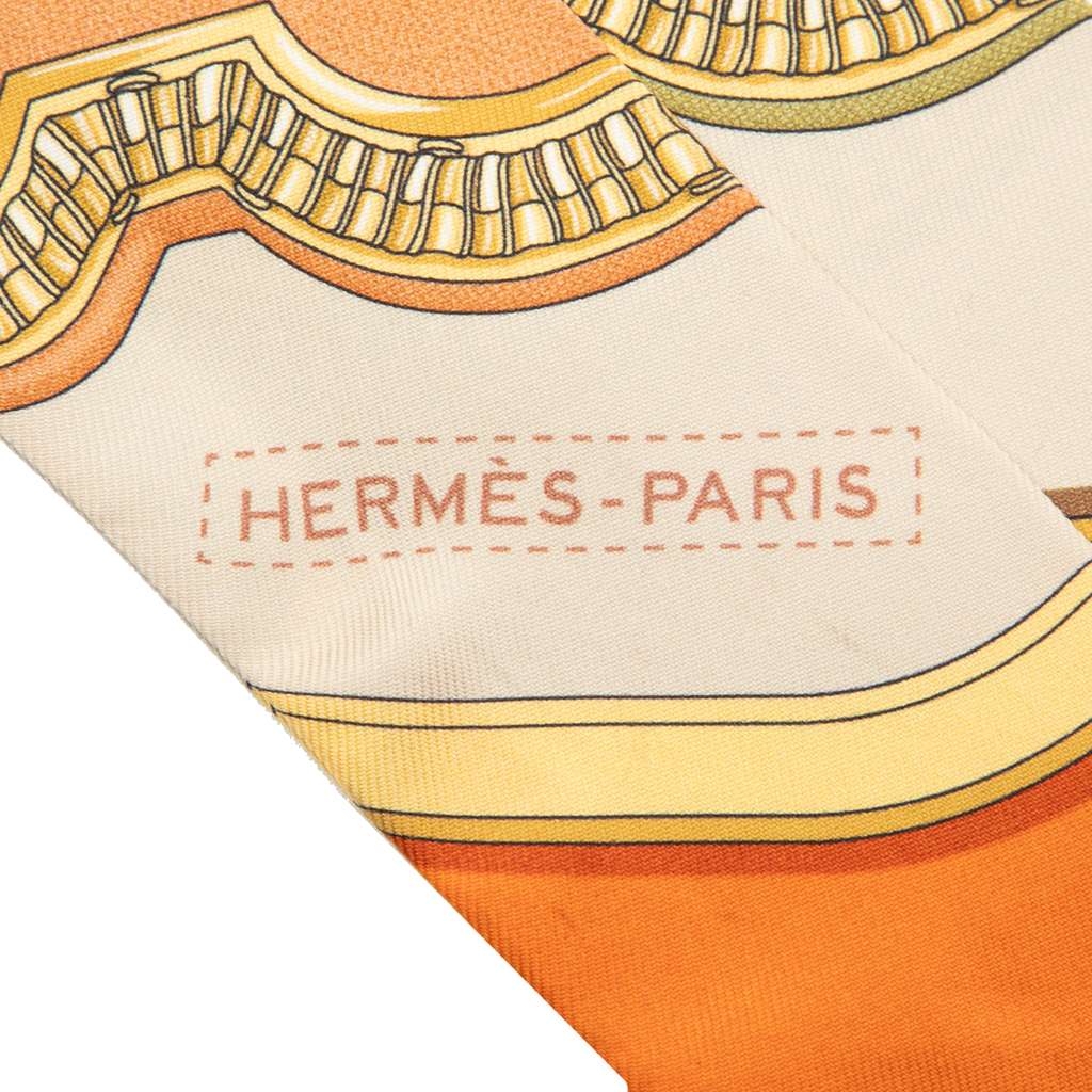 Hermès Grand Apparat Silk Twilly Scarf - 2