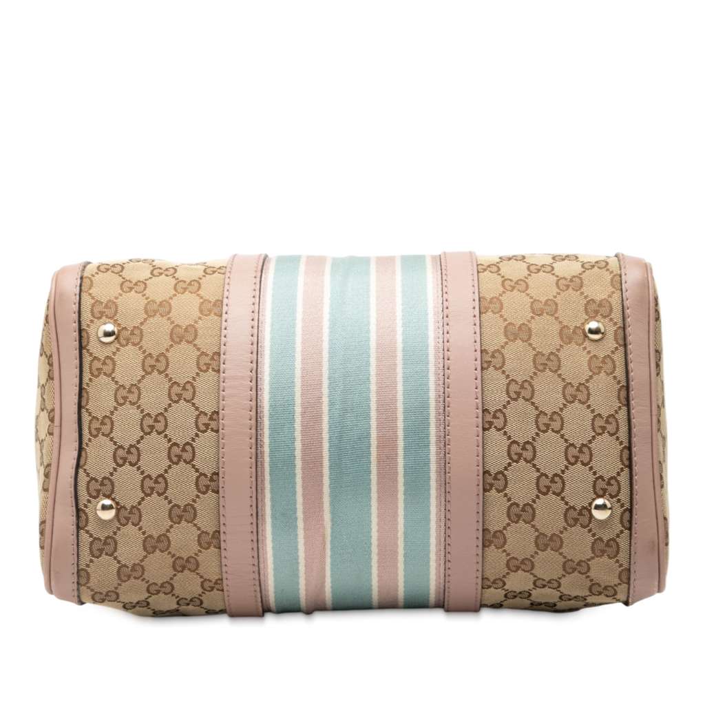 Gucci Medium GG Canvas Web Joy Boston Bag - 3
