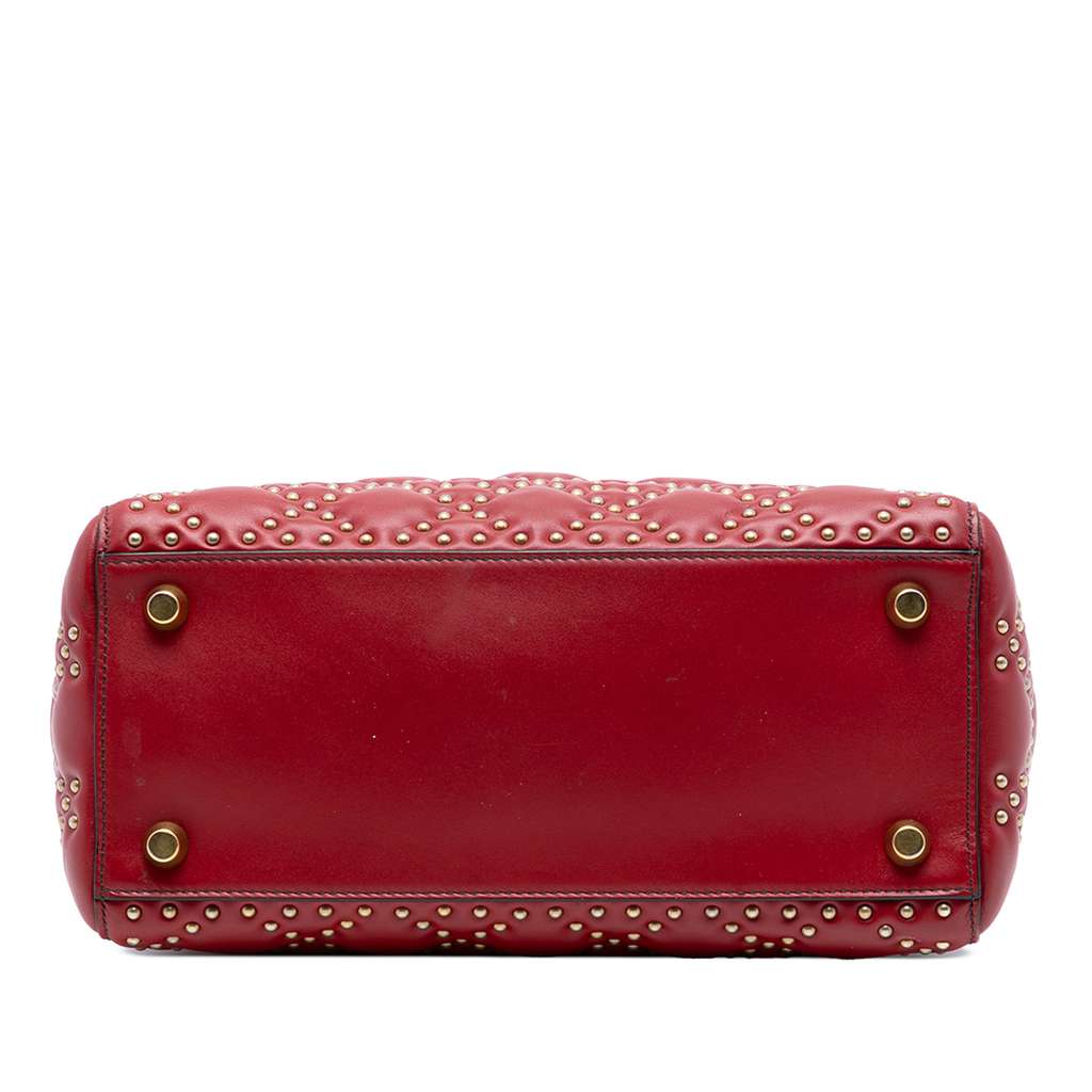Dior Medium Studded Calfskin Lady Dior - 3