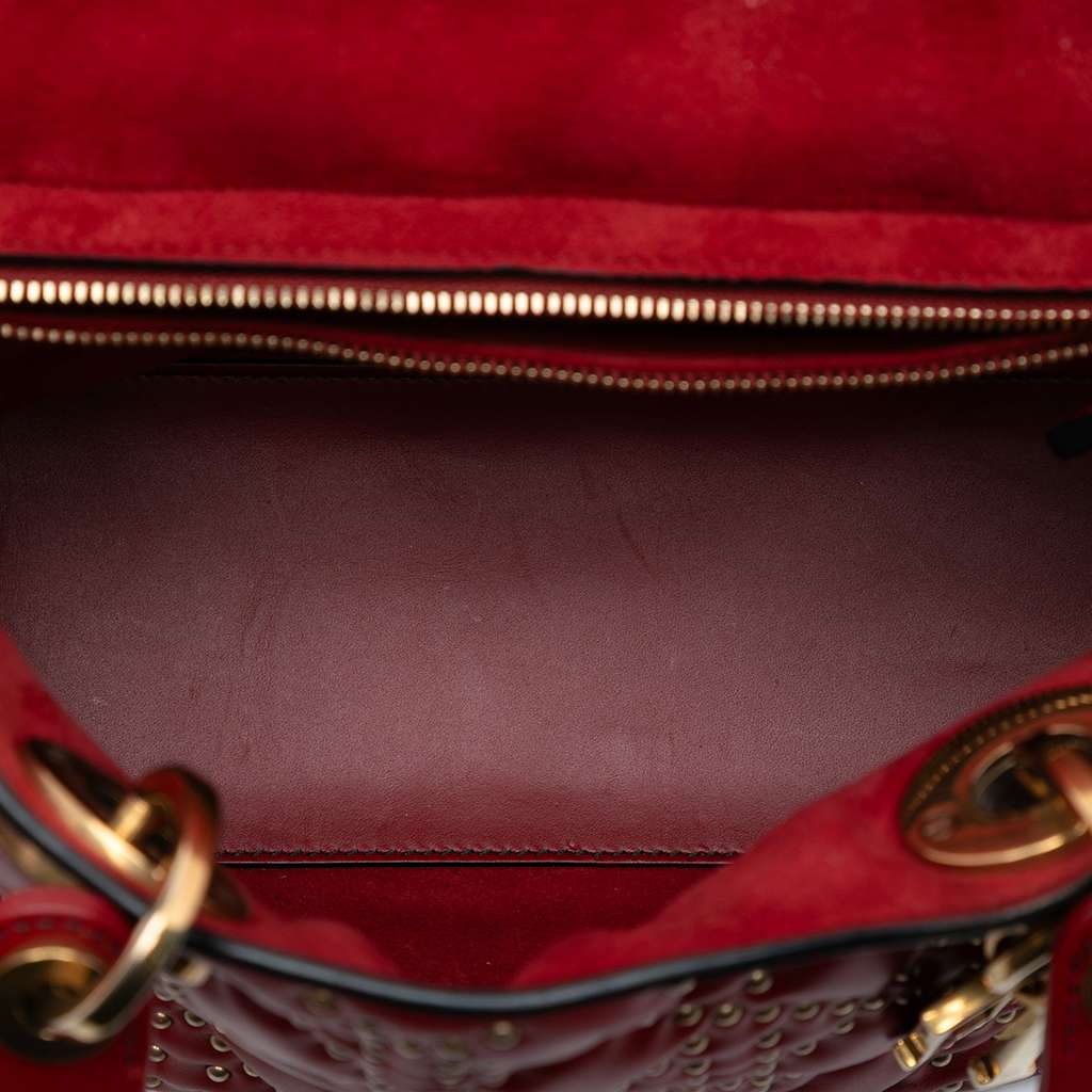 Dior Medium Studded Calfskin Lady Dior - 4