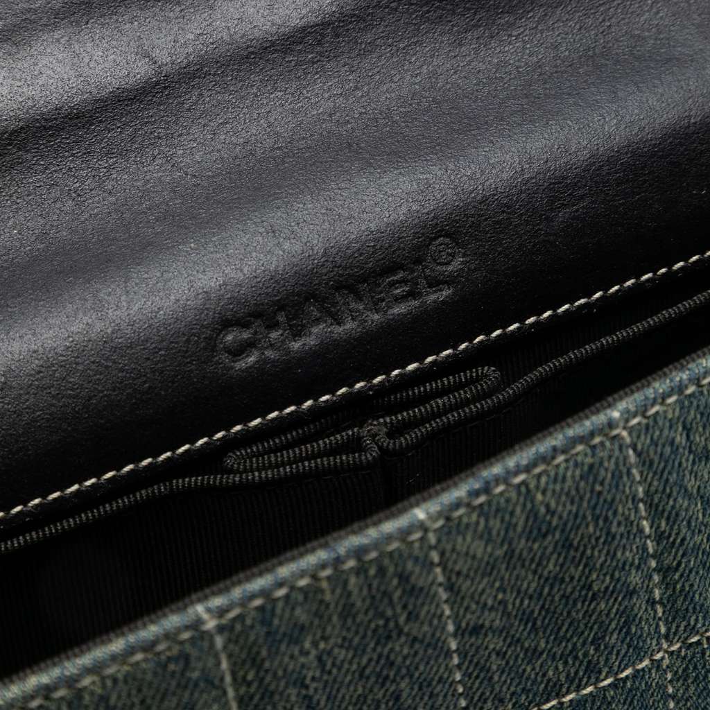 Chanel CC Chocolate Bar Denim East West Flap - 5