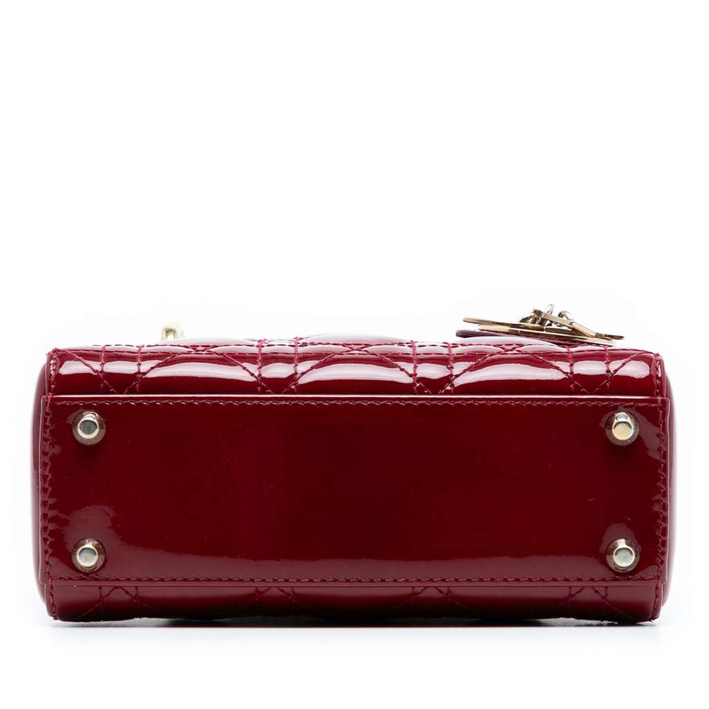 Dior Mini Patent Cannage Lady Dior - 3