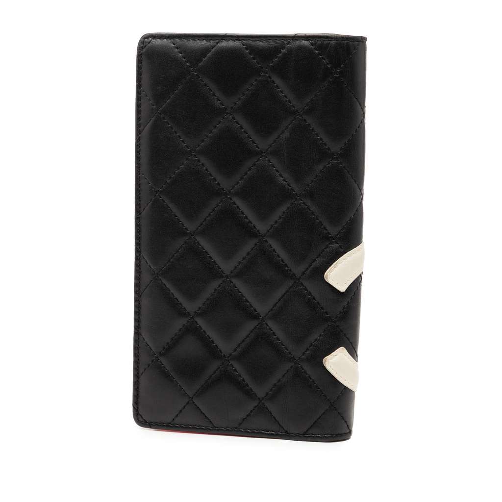 Chanel Quilted Lambskin Cambon Ligne Bifold Wallet - 2