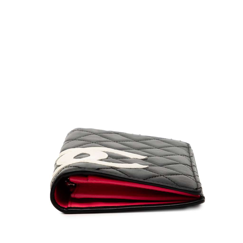 Chanel Quilted Lambskin Cambon Ligne Bifold Wallet - 3
