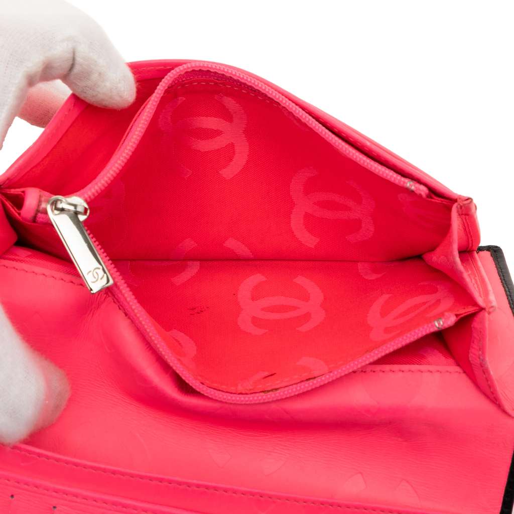 Chanel Quilted Lambskin Cambon Ligne Bifold Wallet - 5