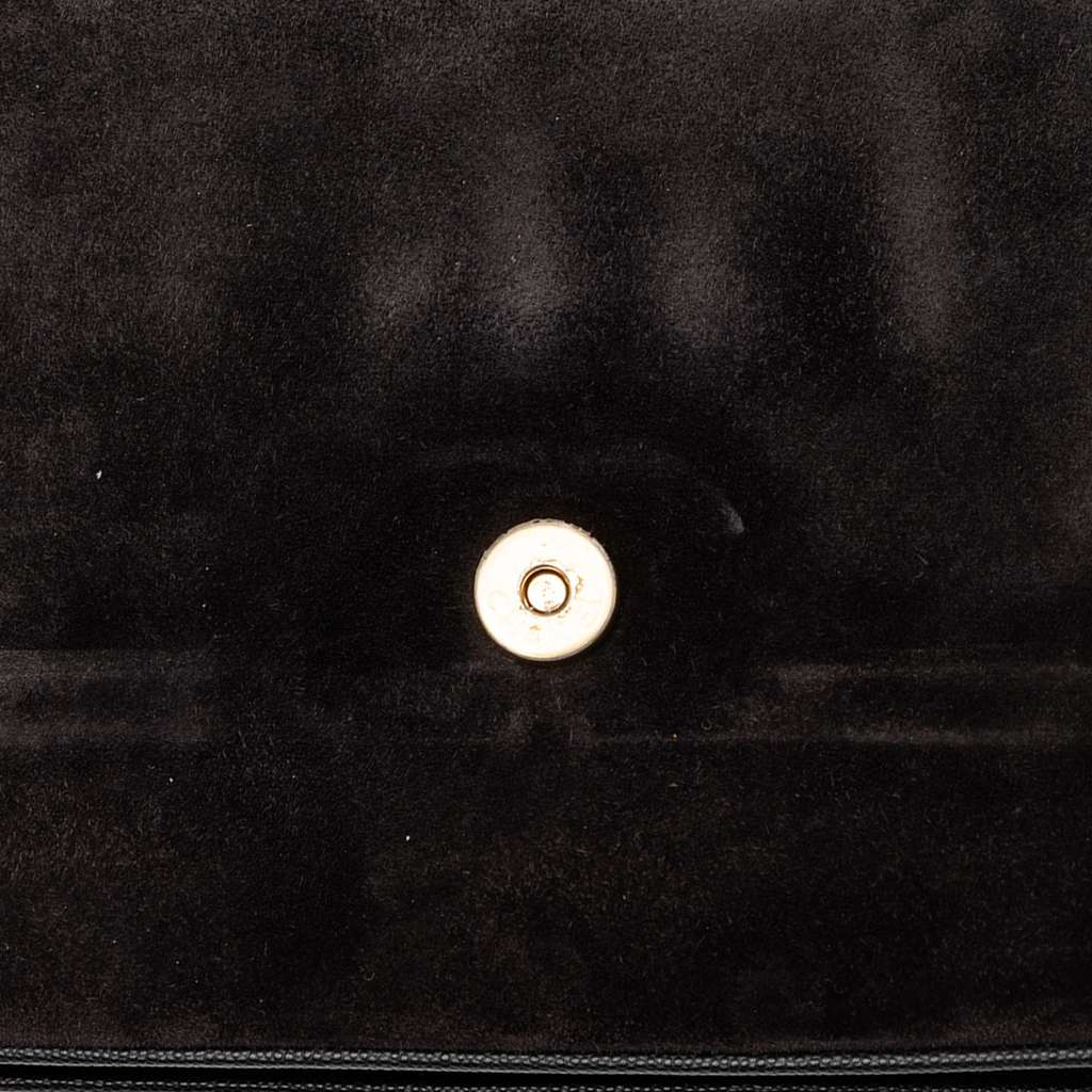 Chanel CC Stitched Caviar and Suede Lady Coco Flap - 5