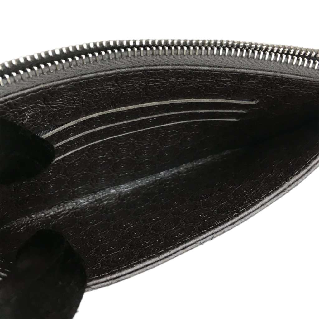 Chanel Quilted Lambskin Camellia Zip Pouch - 5