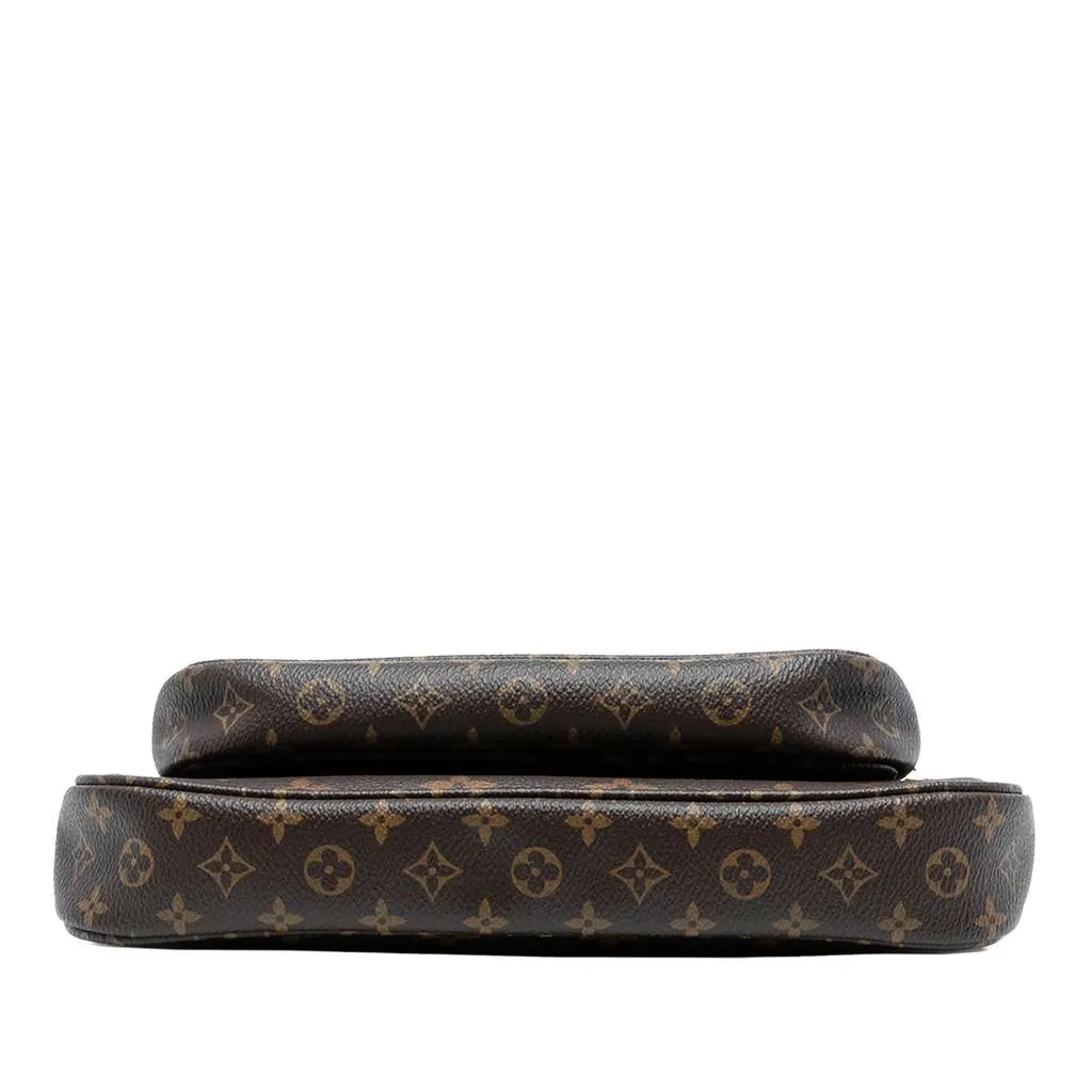 Louis Vuitton Monogram Multi Pochette Accessoires Brown Good - Inside View