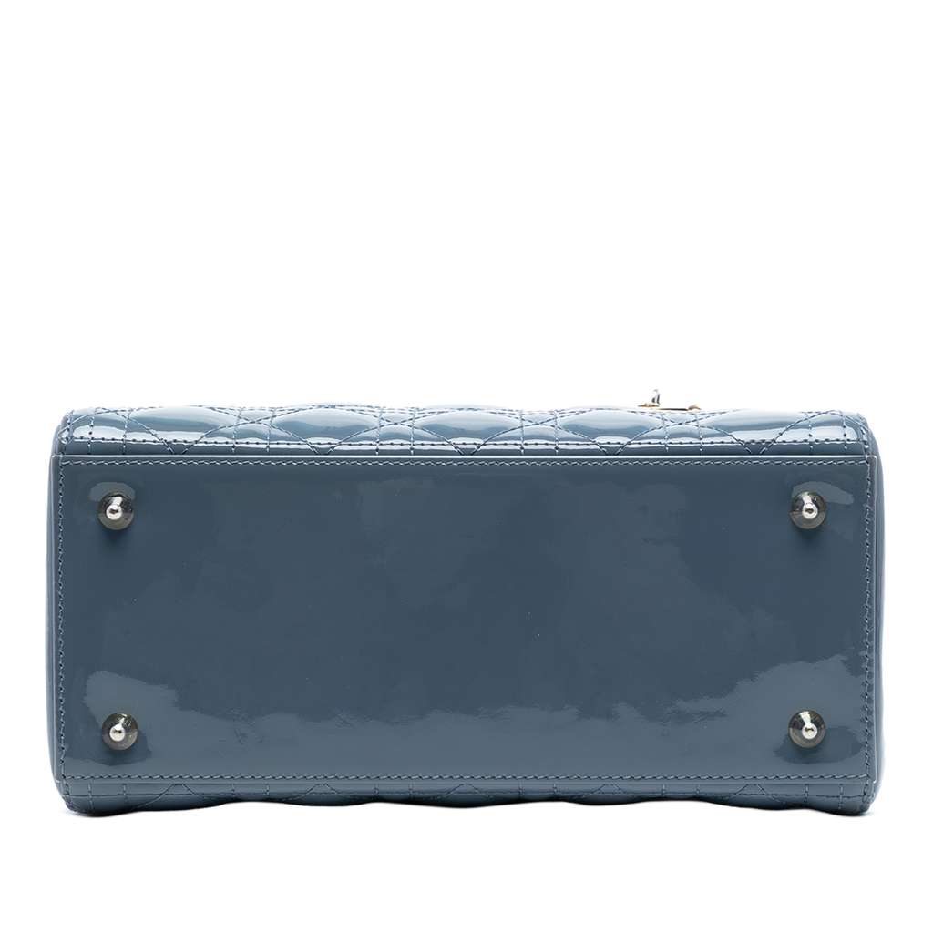 Dior Medium Patent Cannage Lady Dior - 3