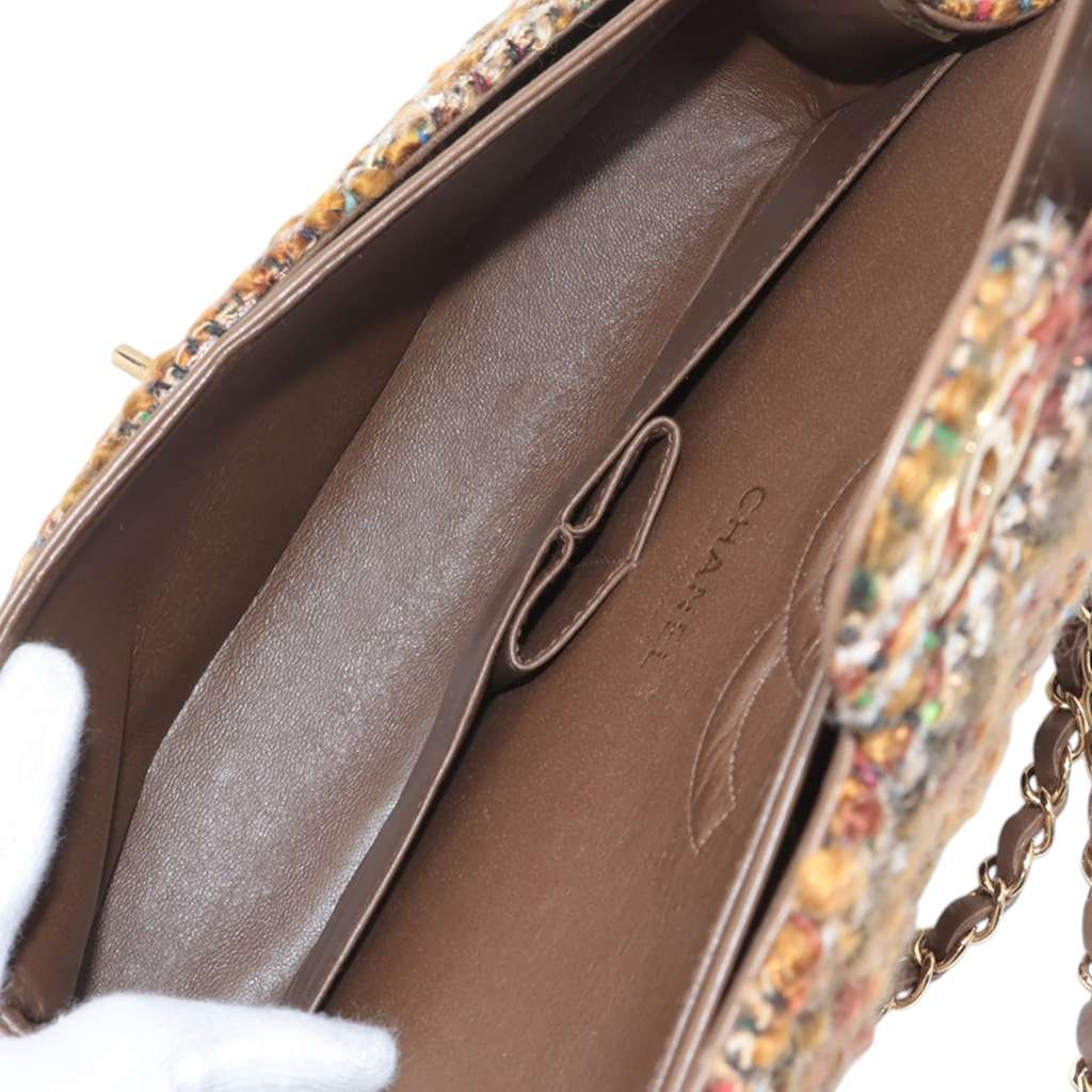 Chanel Medium Classic Tweed Double Flap - 4