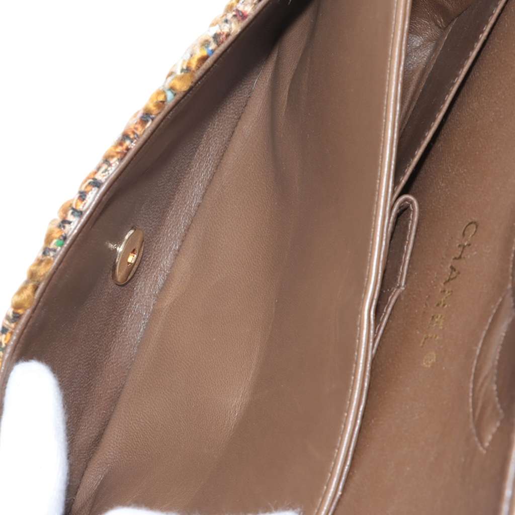 Chanel Medium Classic Tweed Double Flap - 5