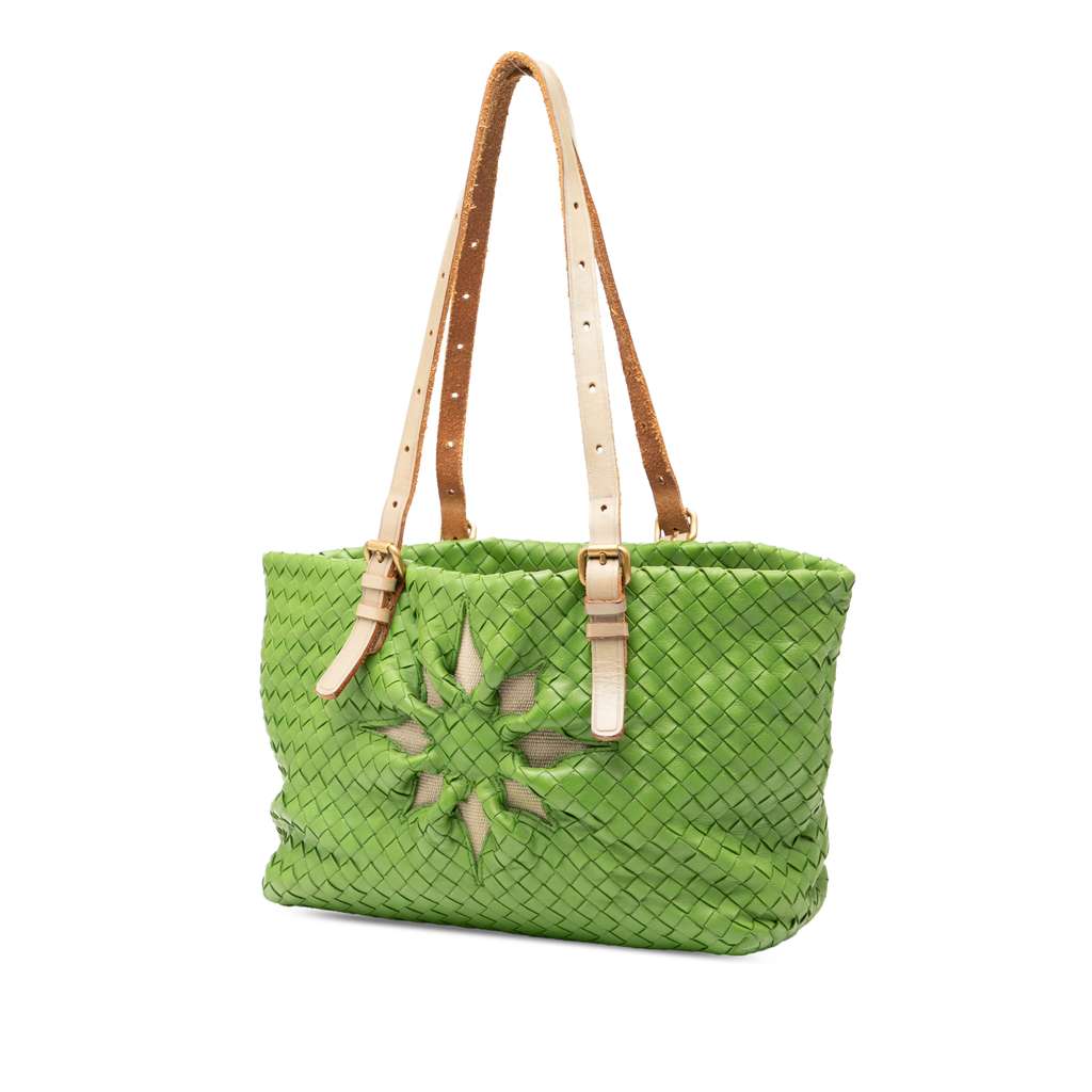 Bottega Veneta Nappa Intrecciato Marquise Flower Tote - 2
