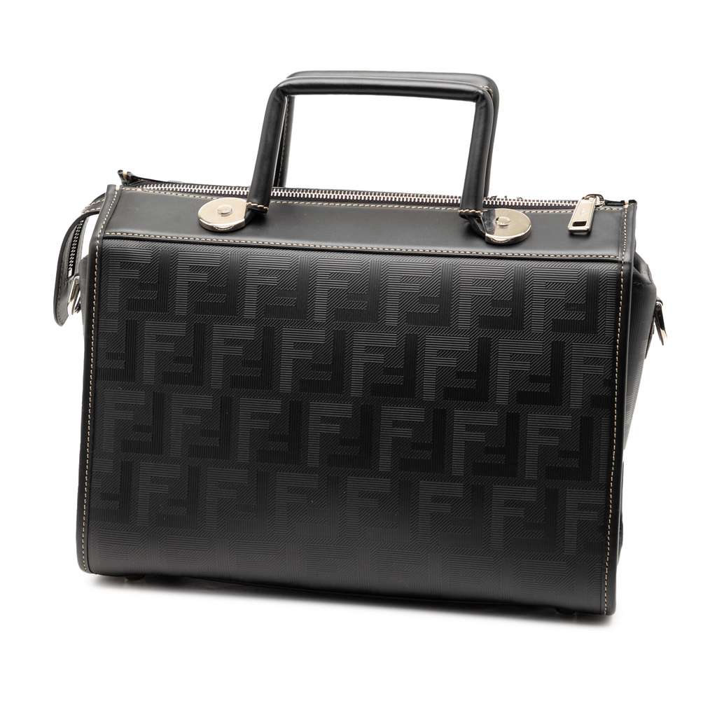 Fendi Zucca Coated Canvas Soft Trunk Satchel - 2