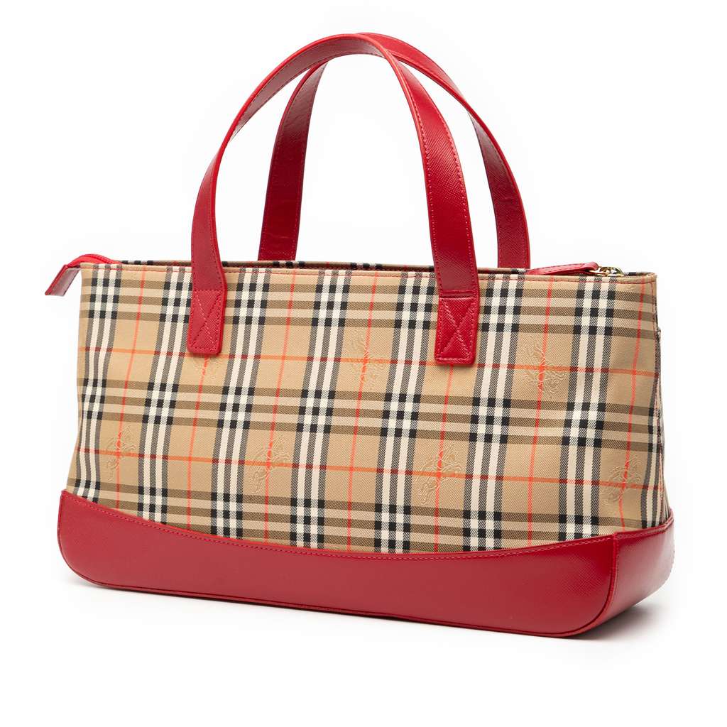 Burberry Haymarket Check Canvas Handbag - 2