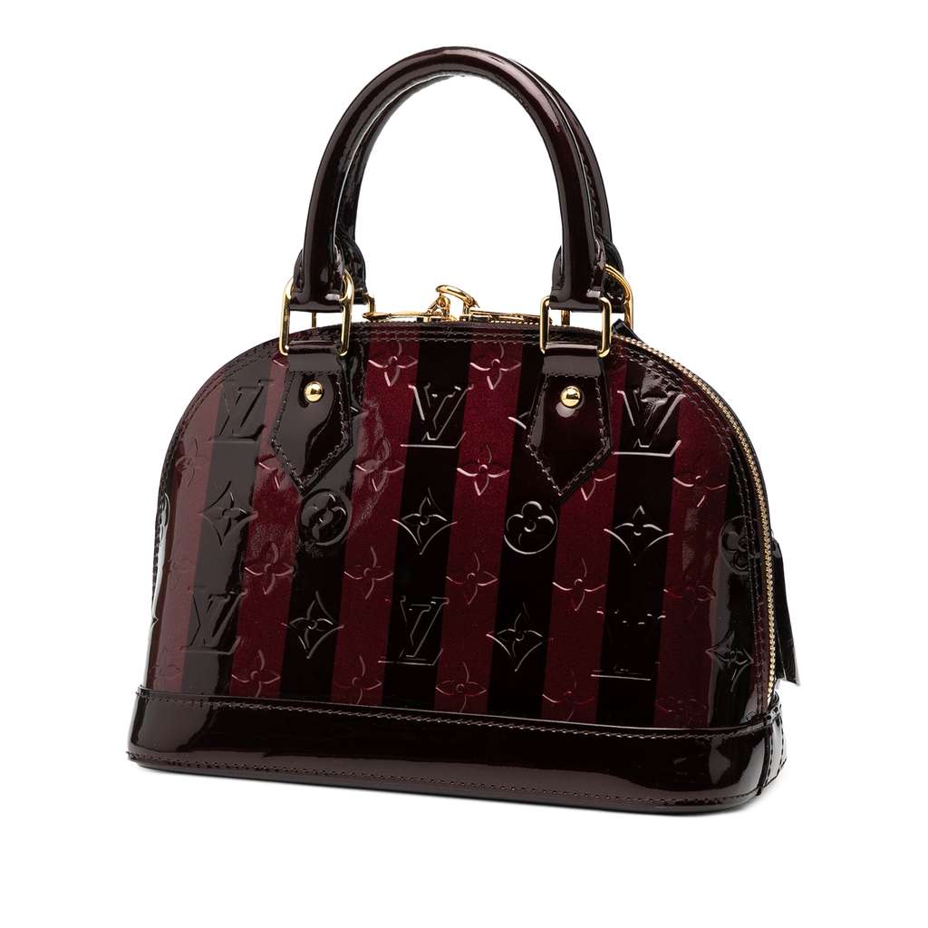 Louis Vuitton Monogram Rayures Vernis Alma BB - 2