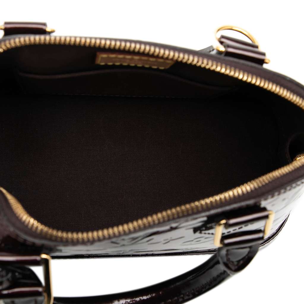 Louis Vuitton Monogram Rayures Vernis Alma BB - 4