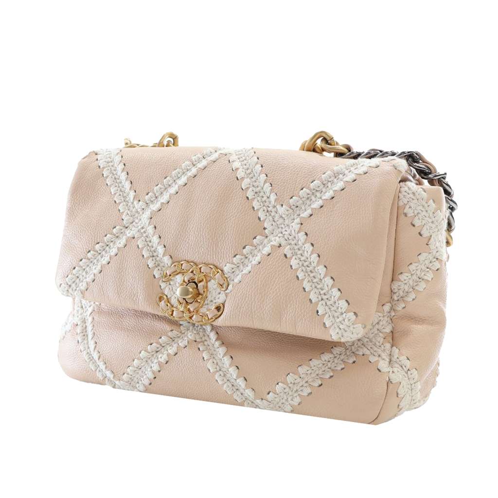 Chanel Medium Crochet Calfskin 19 Flap - 3