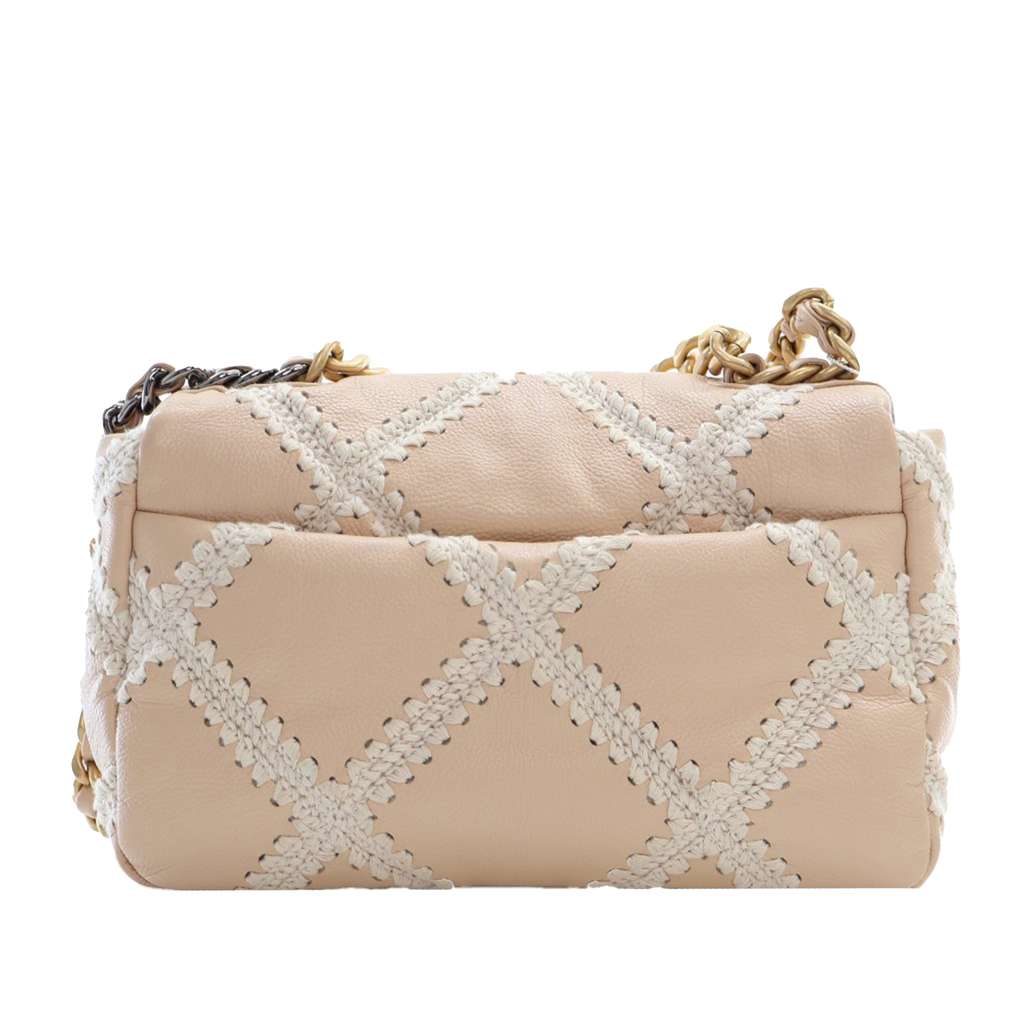 Chanel Medium Crochet Calfskin 19 Flap - 4