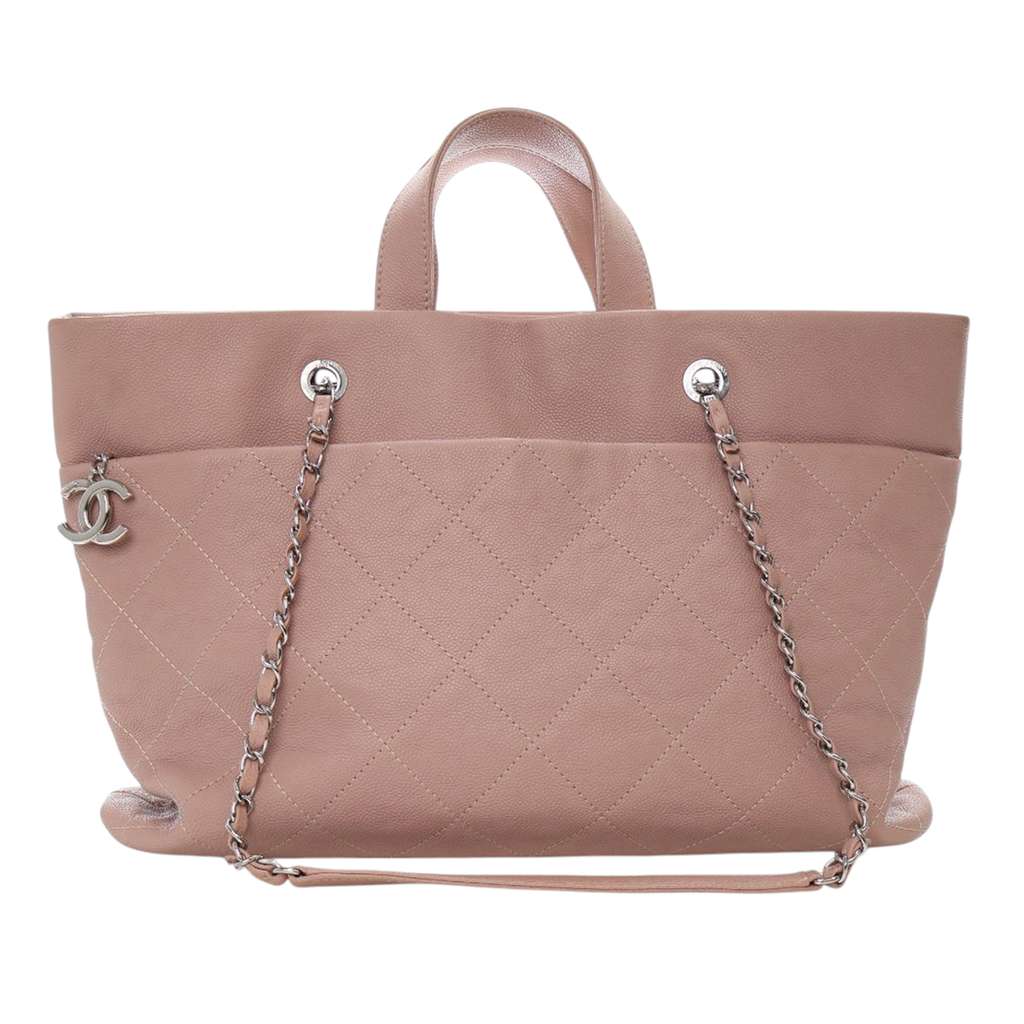 Chanel Quilted Caviar Shopping Tote - 3