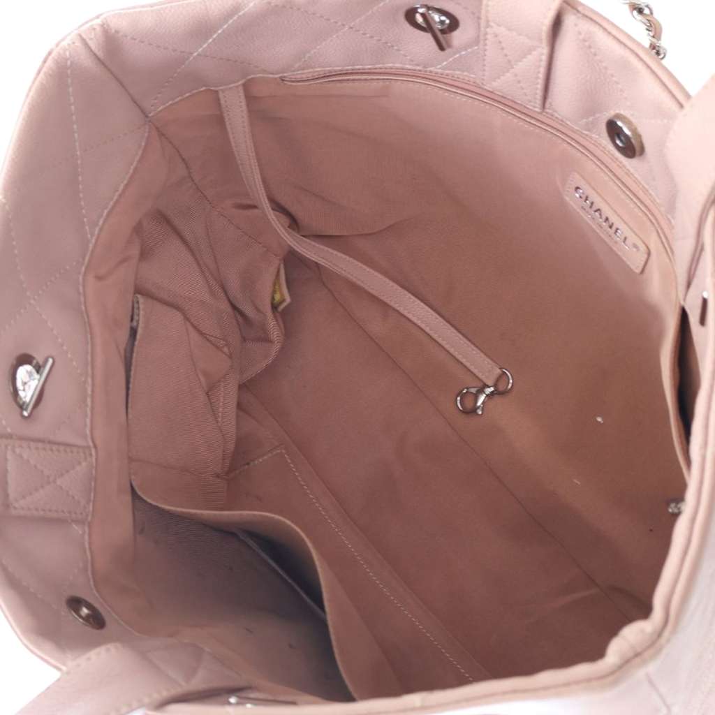 Chanel Quilted Caviar Shopping Tote - 5