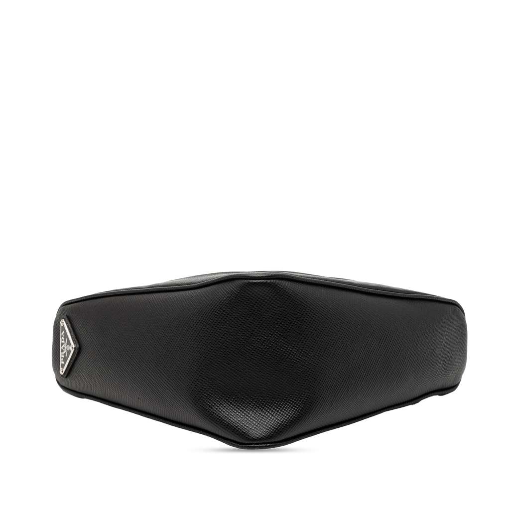 Prada Saffiano Triangle Logo Crossbody - 3