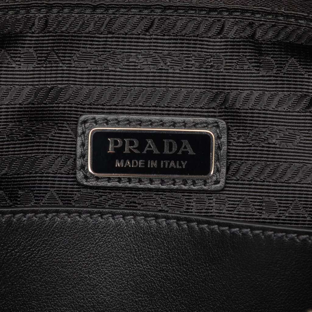 Prada Saffiano Triangle Logo Crossbody - 5
