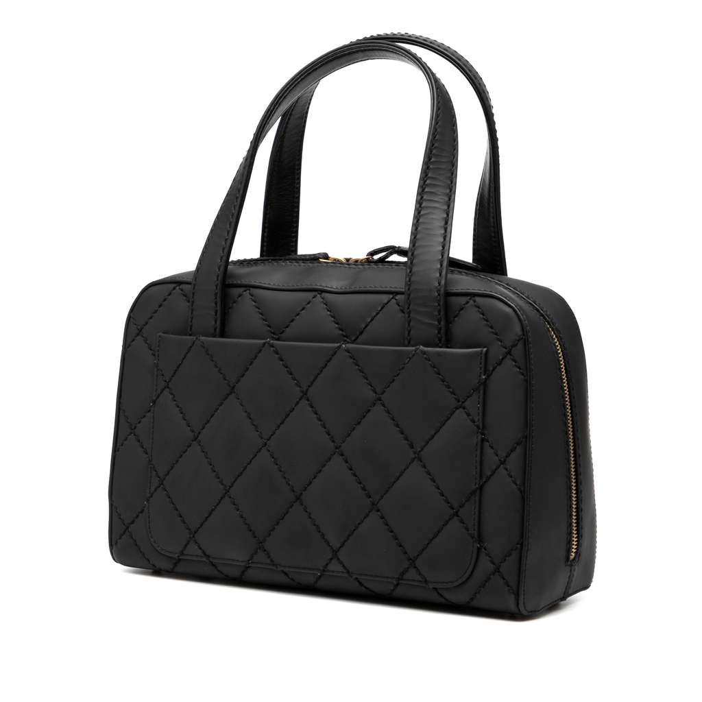 Chanel CC Quilted Calfskin Wild Stitch Handbag - 2
