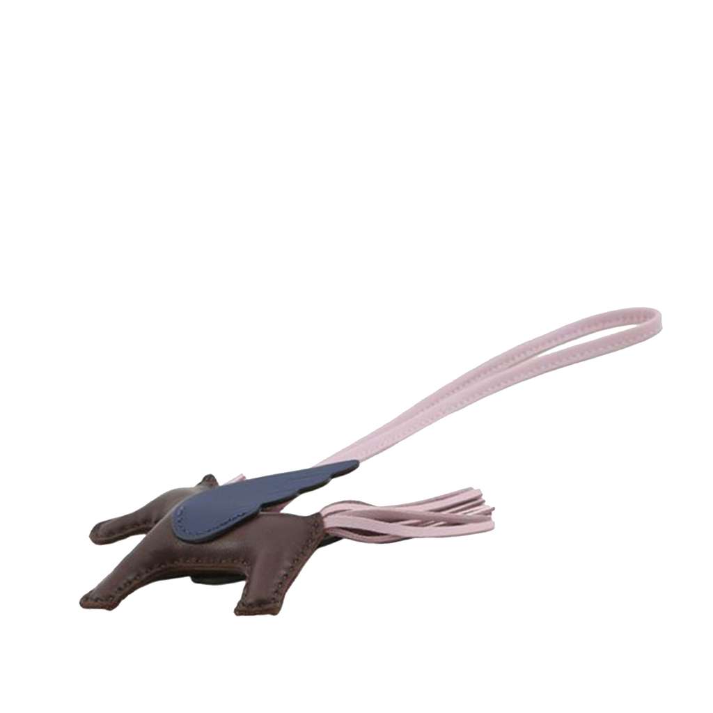 Hermès Milo Lambskin and Swift Grigri Rodeo Pegase Bag Charm PM - 3